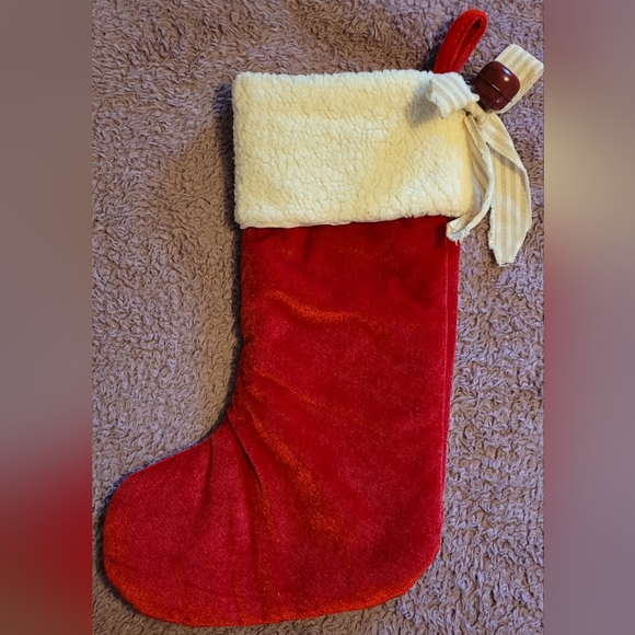 Luxury J initial Christmas Stocking - Picture 3 of 3